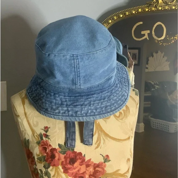 Vintage Denim Jean Bucket Hat blue - Picture 5 of 5